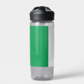 イタリア国旗が付いたウォーターボトル ウォーターボトル (正面)