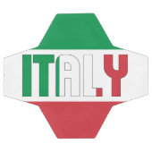 イタリア国旗で愛らしい愛国心 サッカーボール (フラット)