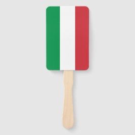 イタリア国旗とハンドファンのセット ハンドファン