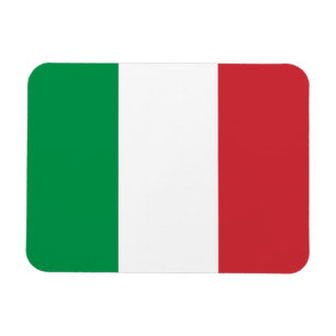 イタリア国旗と愛国的な柔軟な磁石 マグネット
