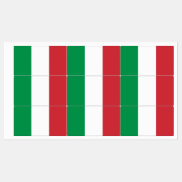 イタリア国旗のある愛国的なラベル ラベル