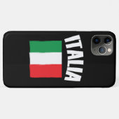 イタリア国旗のサッカーファン Case-Mate iPhoneケース (裏面(横))