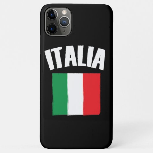 イタリア国旗のサッカーファン Case-Mate iPhoneケース (裏面)
