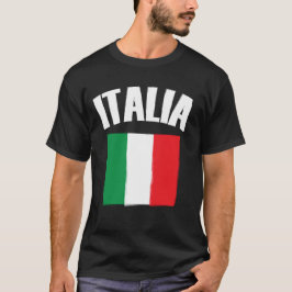 イタリア国旗のサッカーファン Tシャツ