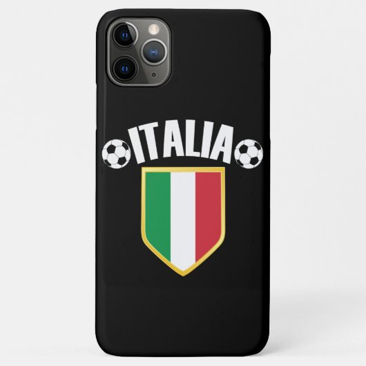 イタリア国旗のサッカー Case-Mate iPhoneケース (裏面)