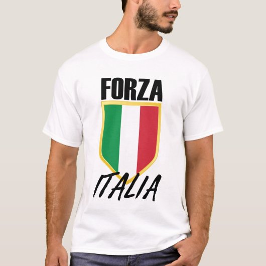 イタリア国旗のサッカー Tシャツ (正面)