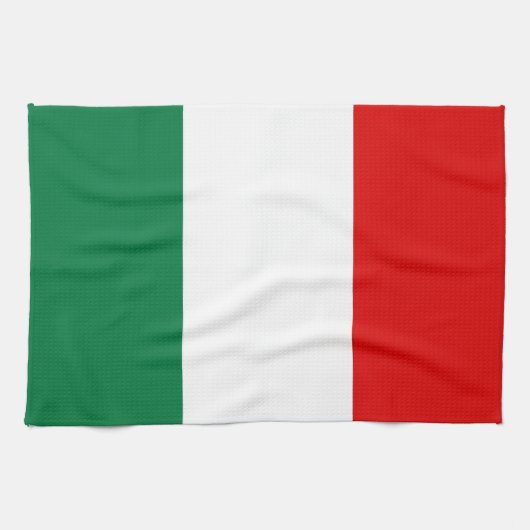 イタリア国旗のタオル キッチンタオル (横)