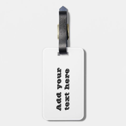 イタリア国旗のダークエッジのカスタマイズ可能 ラゲッジタグ (裏面縦)