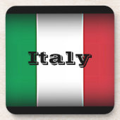 イタリア国旗のダークエッジ コースター (正面)