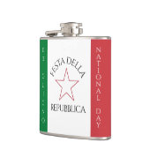 イタリア国旗のフェスタ・デラ・レパブブリカ フラスク (左)