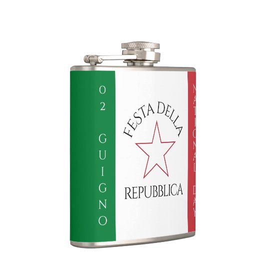 イタリア国旗のフェスタ・デラ・レパブブリカ フラスク (右)