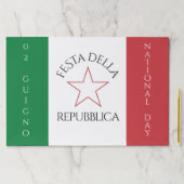 イタリア国旗のフェスタ・デラ・レパブブリカ ペーパーパッド (インサイチュ)
