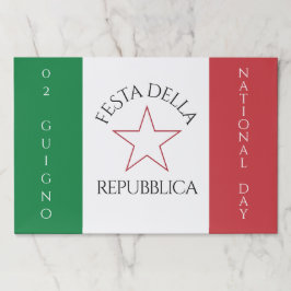 イタリア国旗のフェスタ・デラ・レパブブリカ ペーパーパッド