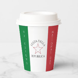 イタリア国旗のフェスタ・デラ・レパブブリカ 紙コップ