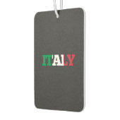 イタリア国旗のフォント カーエアーフレッシュナー (左)