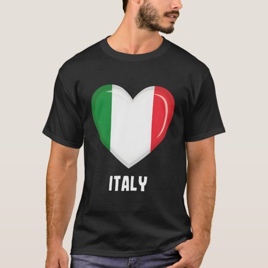 イタリア国旗のフード付きスウェットシャツ イタリアン Tシャツ (正面)
