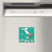イタリア国旗の地図 マグネット (インサイチュ (食洗機))