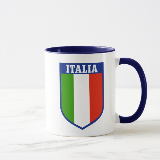 イタリア国旗の紋章マグカップ マグカップ (右)