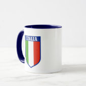 イタリア国旗の紋章マグカップ マグカップ (正面左)