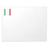 イタリア国旗の紋章 ノートパッド (正面)