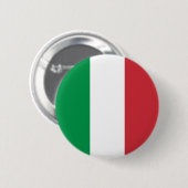 イタリア国旗の緑白赤の色 缶バッジ (正面&裏面)