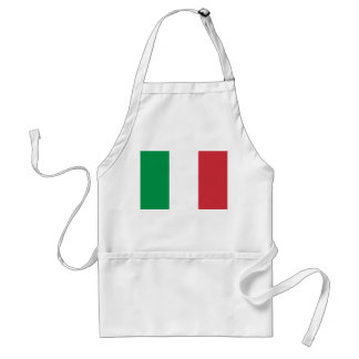 イタリア国旗の緑白赤の配色 スタンダードエプロン