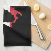 イタリア国旗の色 キッチンタオル (四つ折り)