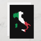 イタリア国旗の色 招待状 (正面/裏面)