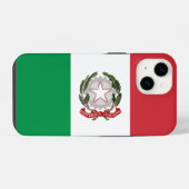 イタリア国旗の電話ケース iPhoneケース (裏面横)