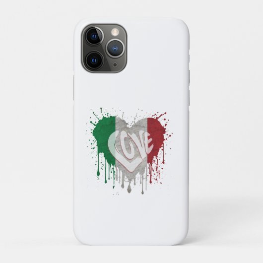 イタリア国旗への愛 Case-Mate iPhoneケース (裏)