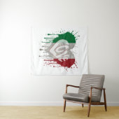 イタリア国旗を愛す タペストリー (インサイチュ(横))