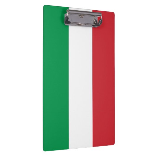 イタリア国旗を持つ愛国的なクリップボード クリップボード (右)