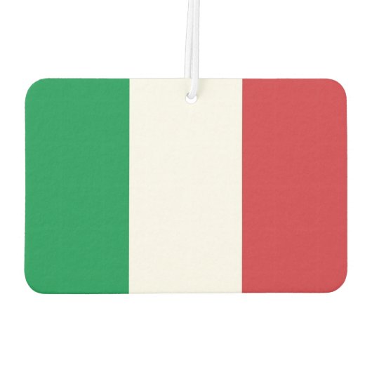 イタリア国旗を持つ車の空気フレッシュ カーエアーフレッシュナー (裏面)