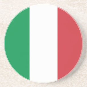 イタリア国旗を掲げたコースター コースター