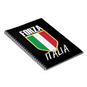 イタリア国旗イタリアンのサッカー ノートブック (右側)