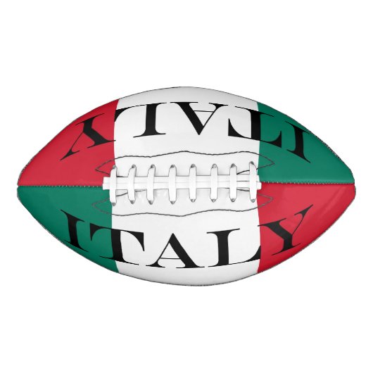 イタリア国旗イタリアンイタリア国旗 アメリカンフットボール (正面)