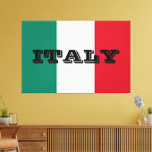 イタリア国旗イタリアンイタリア国旗 キャンバスプリント (インサイチュ (リビング))