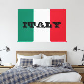 イタリア国旗イタリアンイタリア国旗 キャンバスプリント (インサイチュ (寝室))
