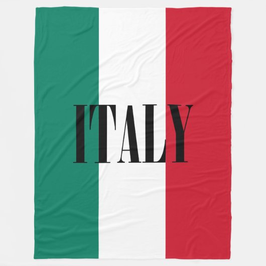 イタリア国旗イタリアンイタリア国旗 フリースブランケット (正面)