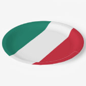 イタリア国旗イタリアンイタリア国旗 ペーパープレート (アングル)