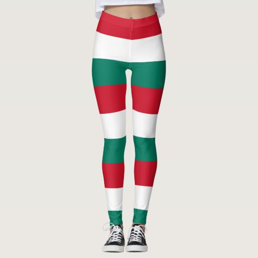 イタリア国旗イタリアンイタリア国旗 レギンス (正面)