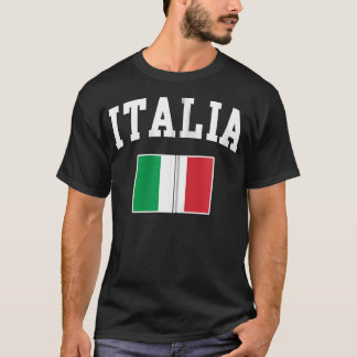 イタリア国旗イタリアンイタリアItalianoギフト男性女性 Tシャツ