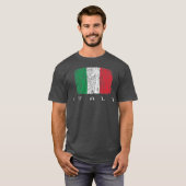イタリア国旗イタリアンプライドイタリアバケーションイタリア Tシャツ (正面フル)