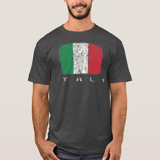 イタリア国旗イタリアンプライドイタリアバケーションイタリア Tシャツ (正面)