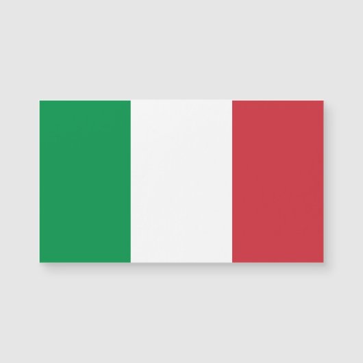 イタリア国旗イタリアン愛国磁気カード (正面)