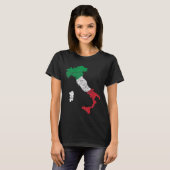 イタリア国旗イタリア概要イタリア休暇イタリアFla Tシャツ (正面フル)