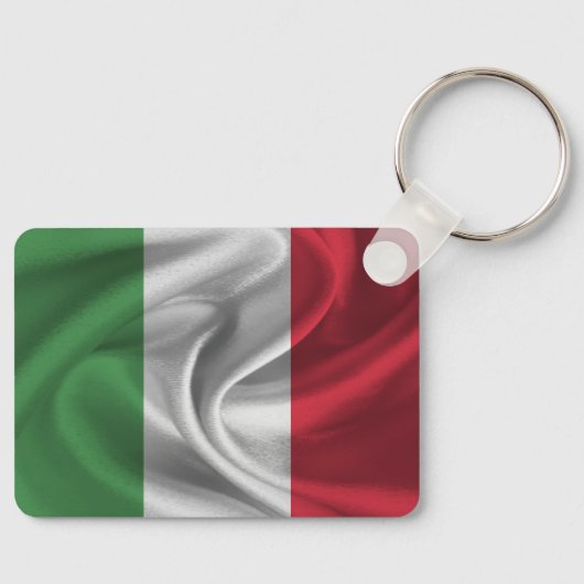 イタリア国旗キーチェーン キーホルダー (正面)