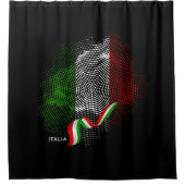 イタリア国旗シャワーカーテン シャワーカーテン (正面)