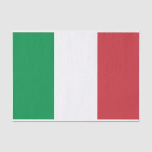 イタリア国旗ティッシュペーパー 薄葉紙 (正面)