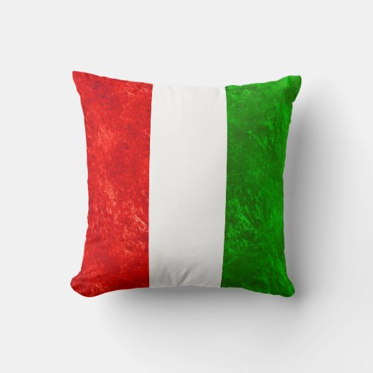 イタリア国旗デザイン クッション (正面)